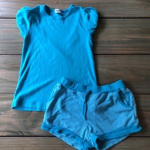 Splendid shirt & shorts girls 4/5